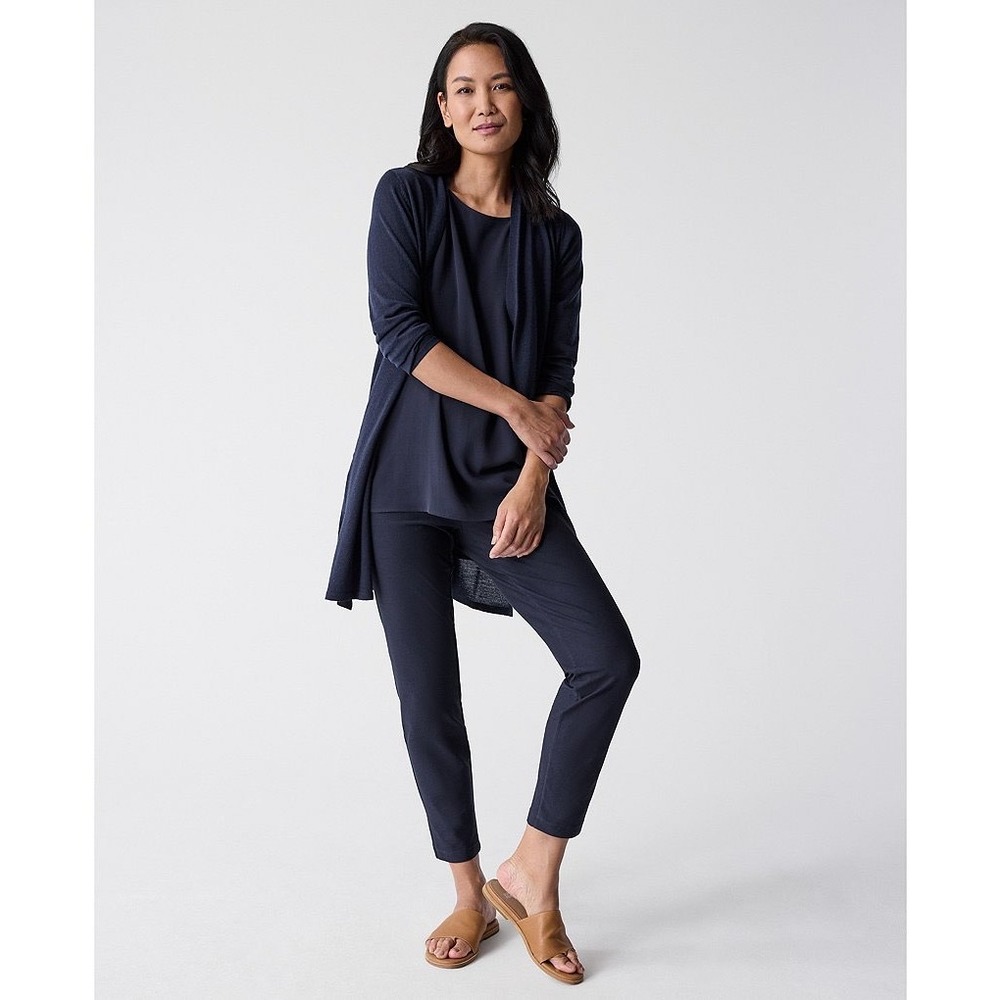 Eileen Fisher Black Slim Trousers